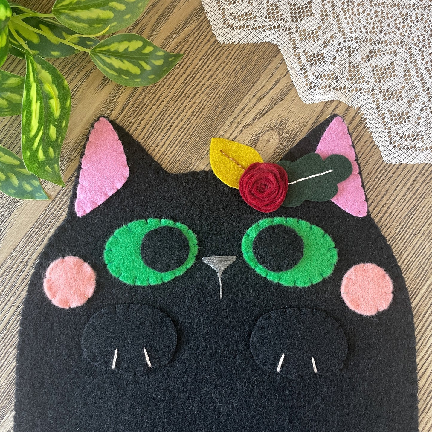 Black Cat Felt Pin Banners