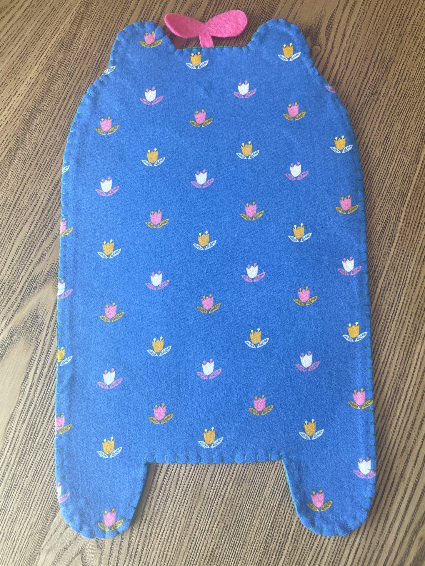 Bright Green Frog Felt Pin Banners