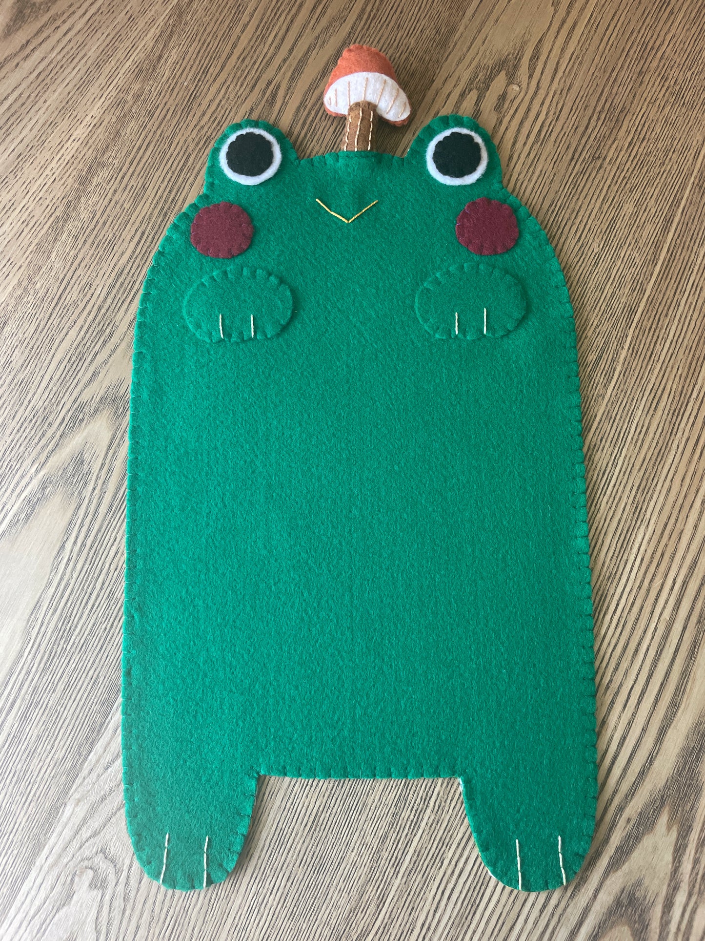 Green Frog Felt Pin Banners