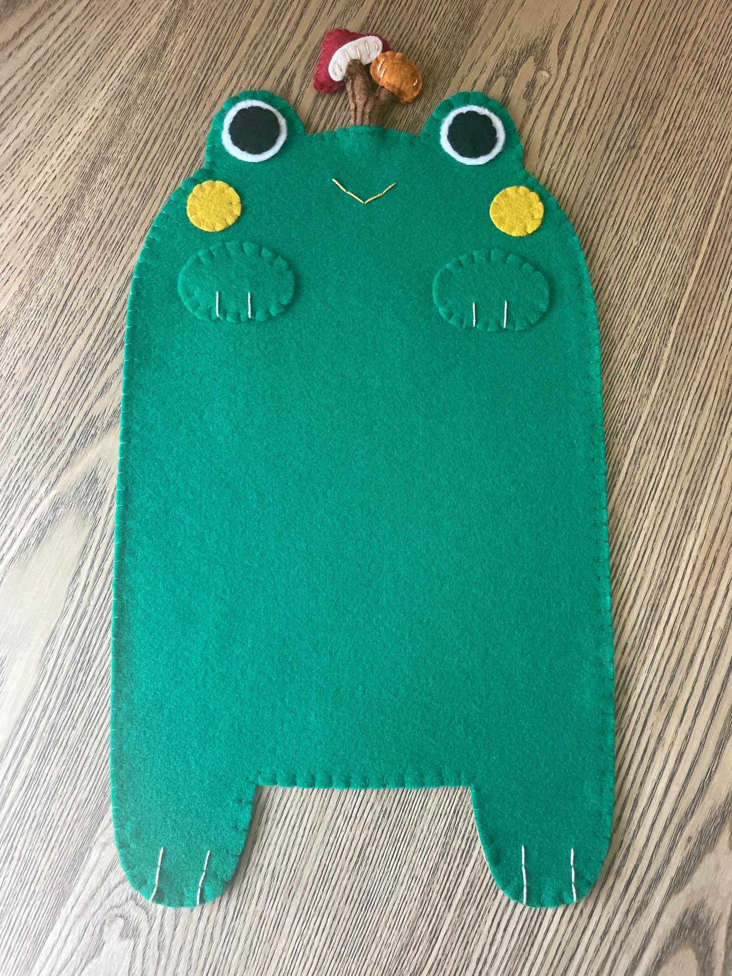 Green Frog Felt Pin Banners