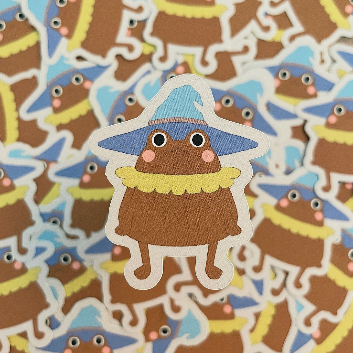 Petal Witch Frogs Matte Die-cut Stickers
