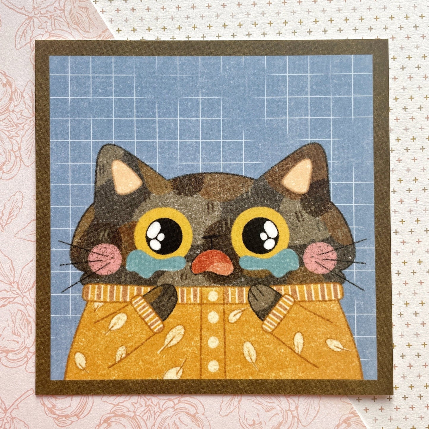 Sweater Cats Soft Touch Matte Postcard Prints