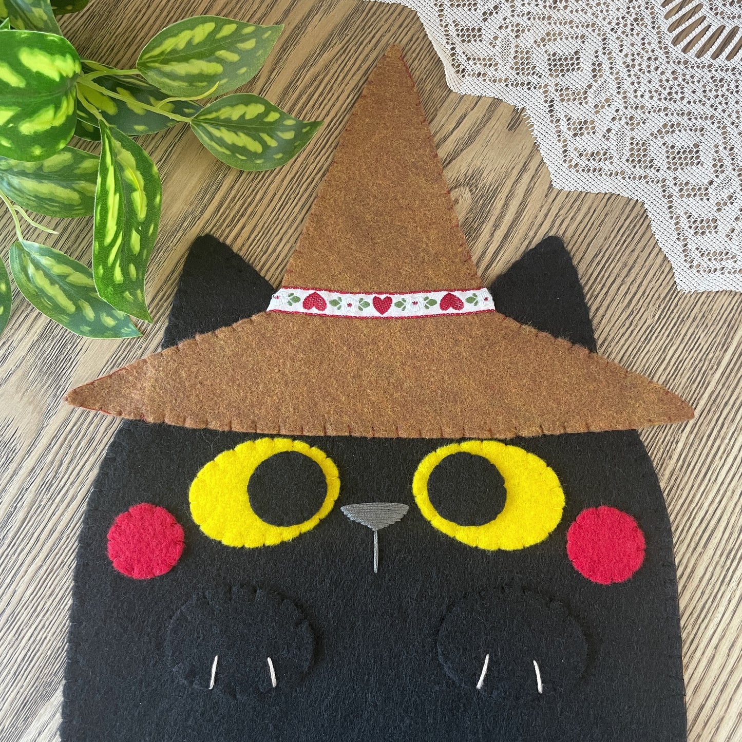 Black Cat Felt Pin Banners