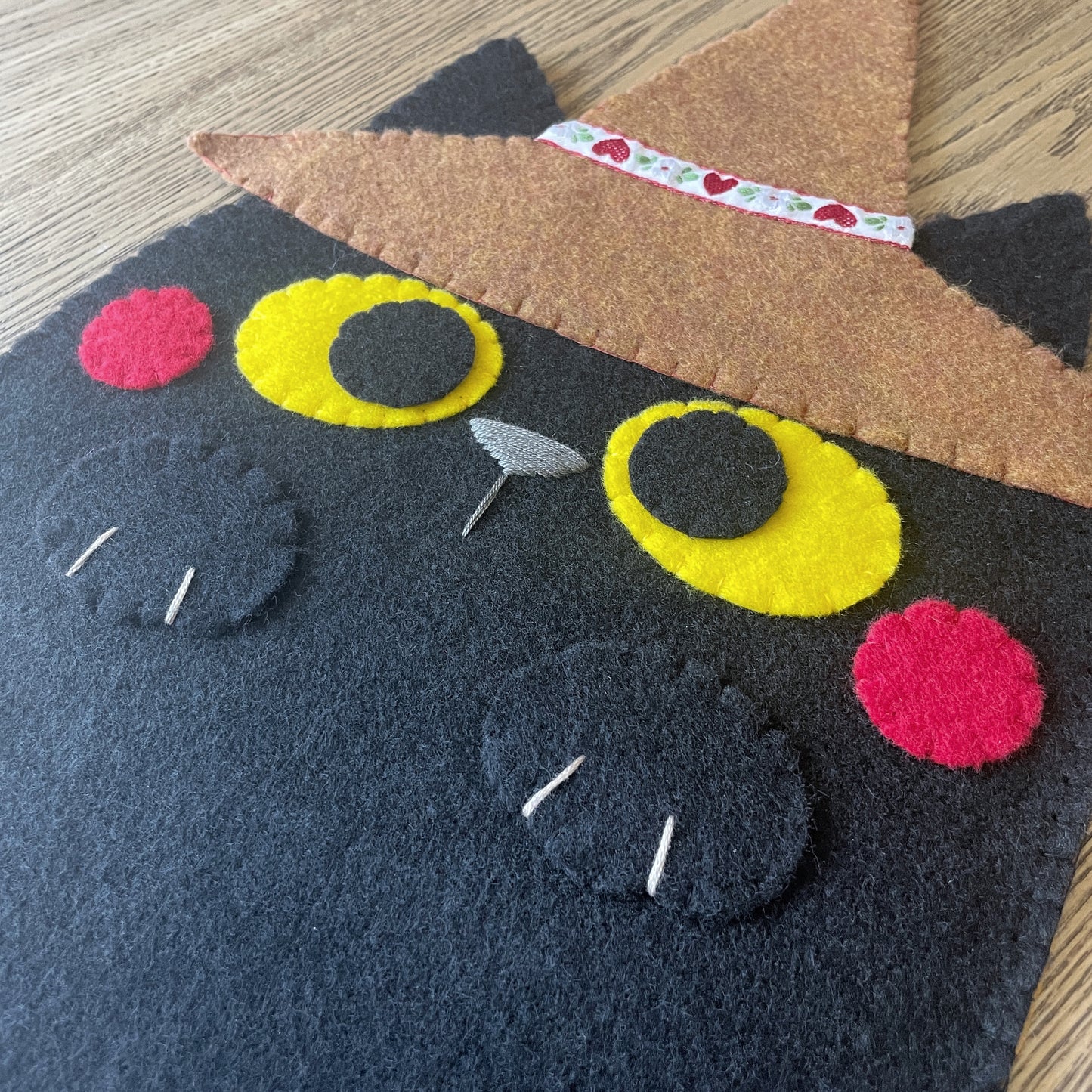 Black Cat Felt Pin Banners