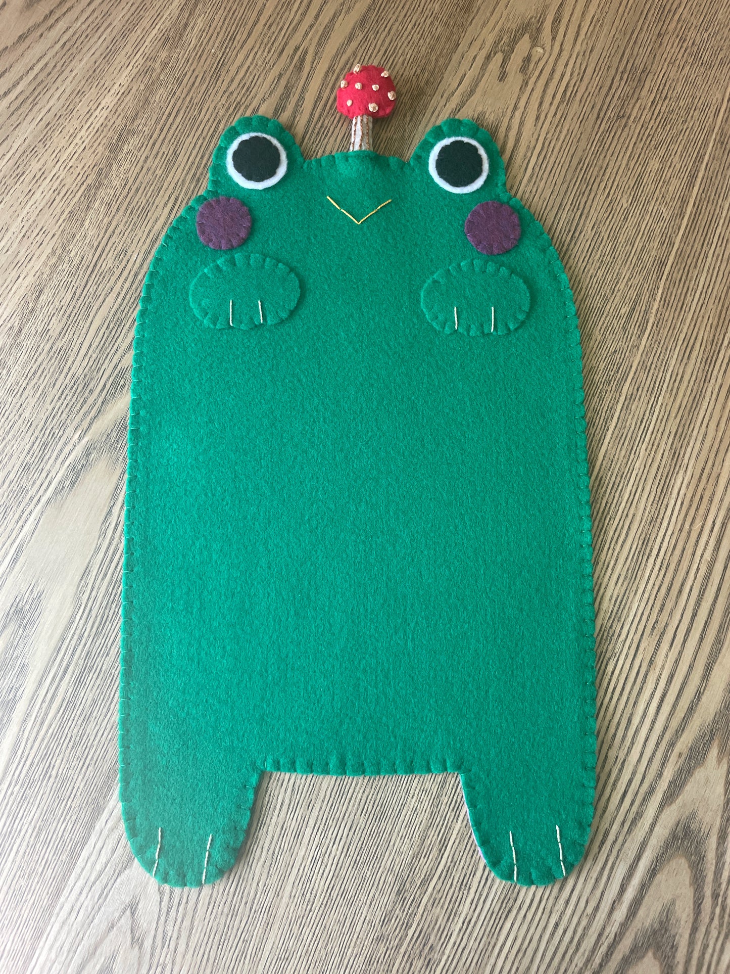Green Frog Felt Pin Banners