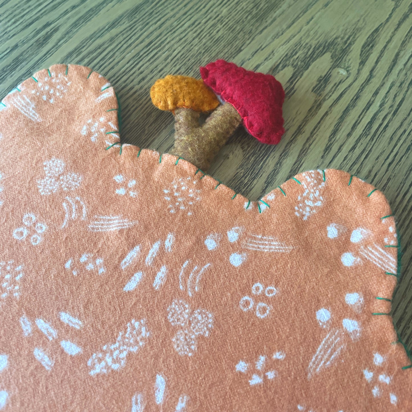 Green Frog Felt Pin Banners