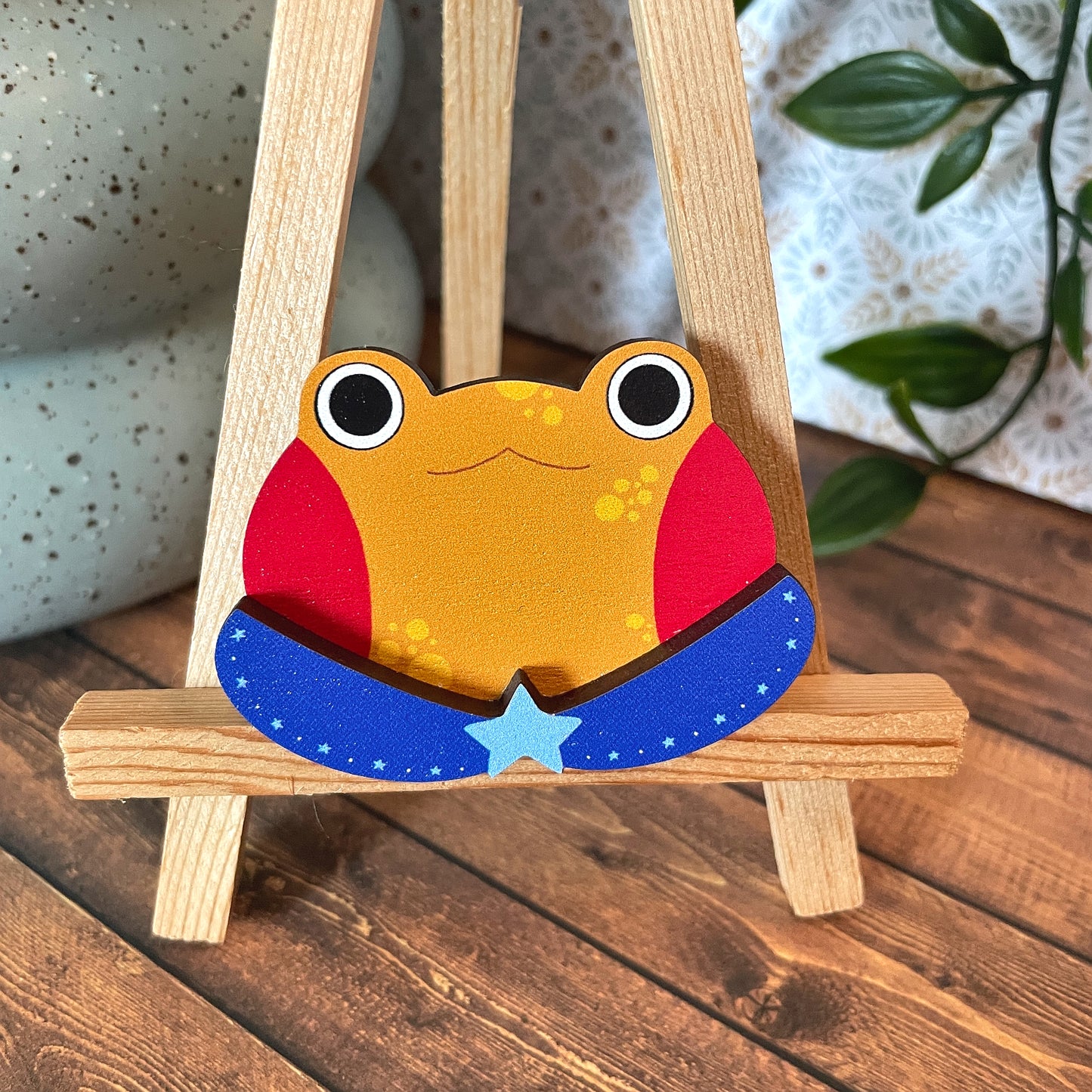 (Collars) Frog Dress-up Friends Pins or Magnets