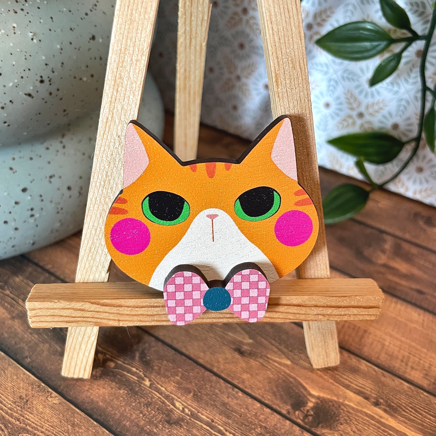 (Bows) Cat Dress-up Friends Pins or Magnets