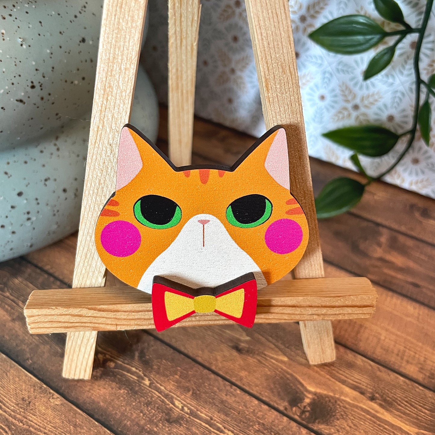 (Bows) Cat Dress-up Friends Pins or Magnets