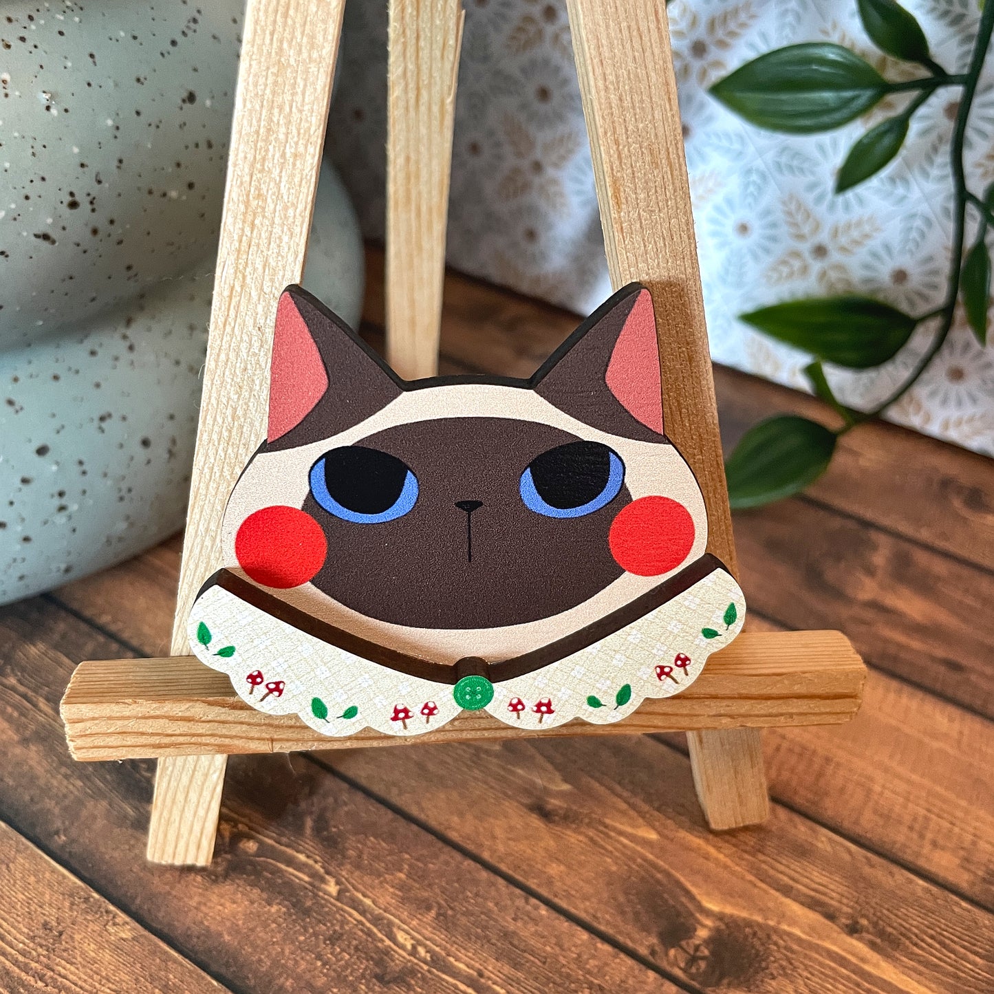 (Collars) Cat Dress-up Friends Pins or Magnets