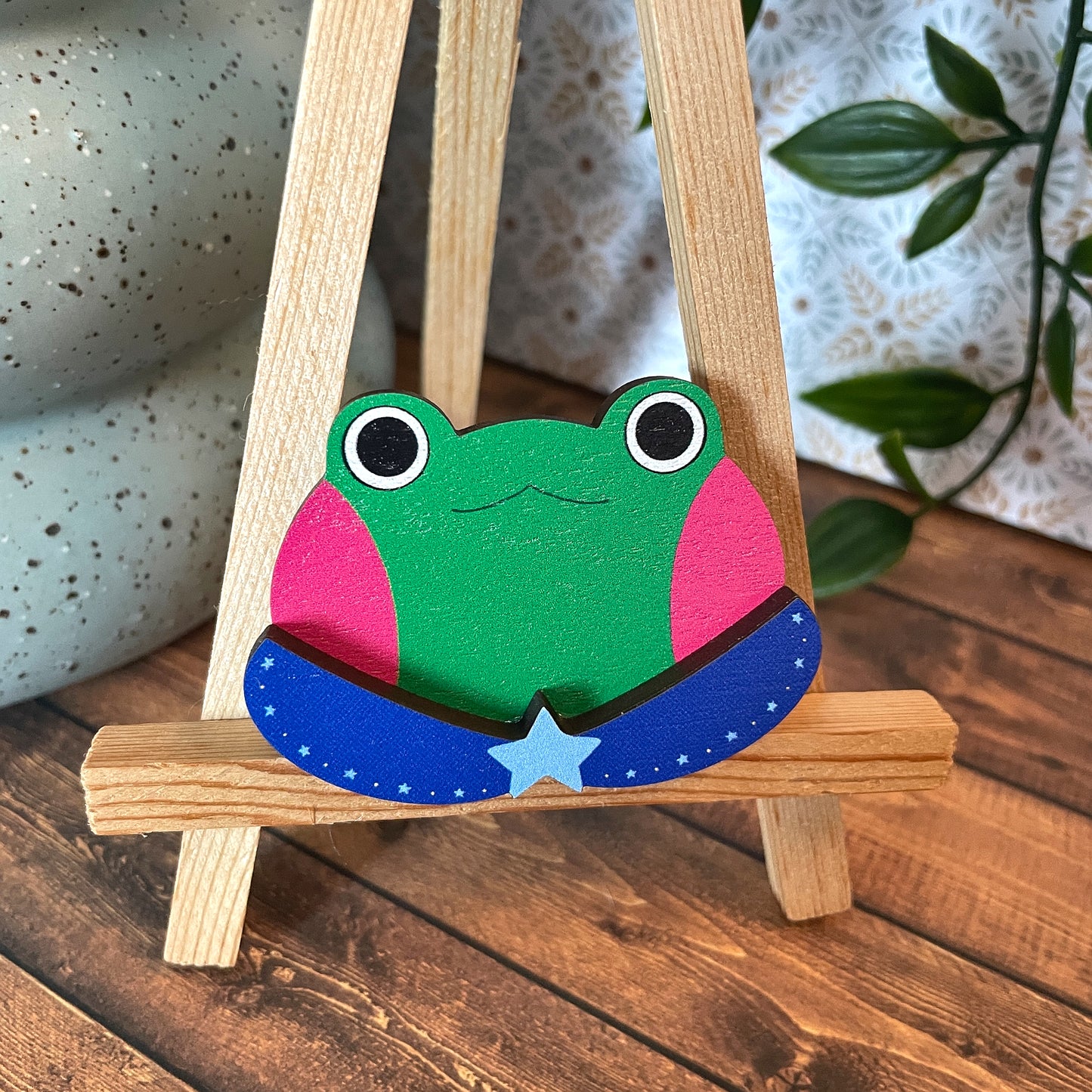 (Collars) Frog Dress-up Friends Pins or Magnets