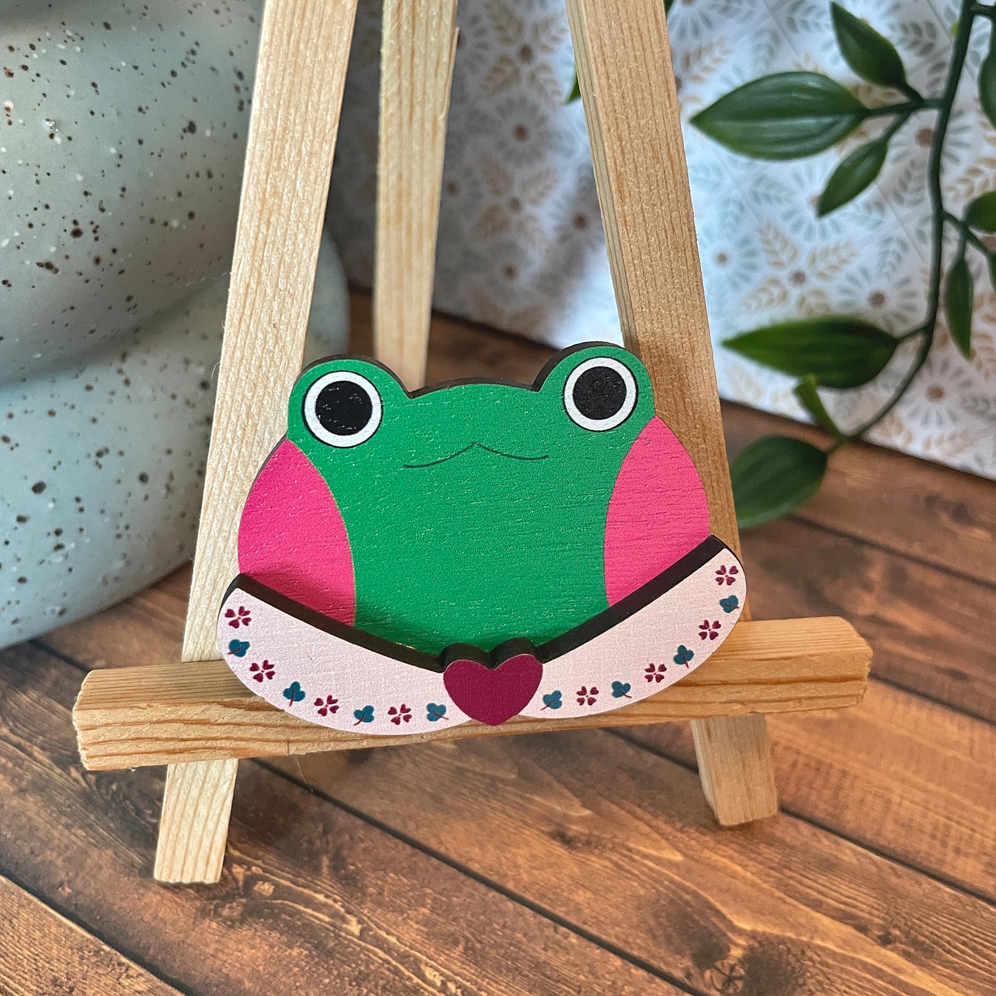 (Collars) Frog Dress-up Friends Pins or Magnets