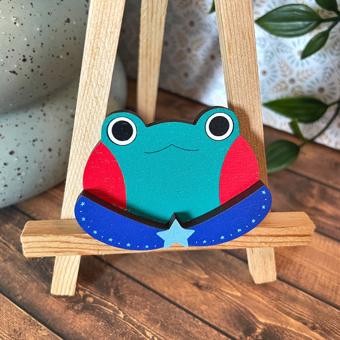 (Collars) Frog Dress-up Friends Pins or Magnets