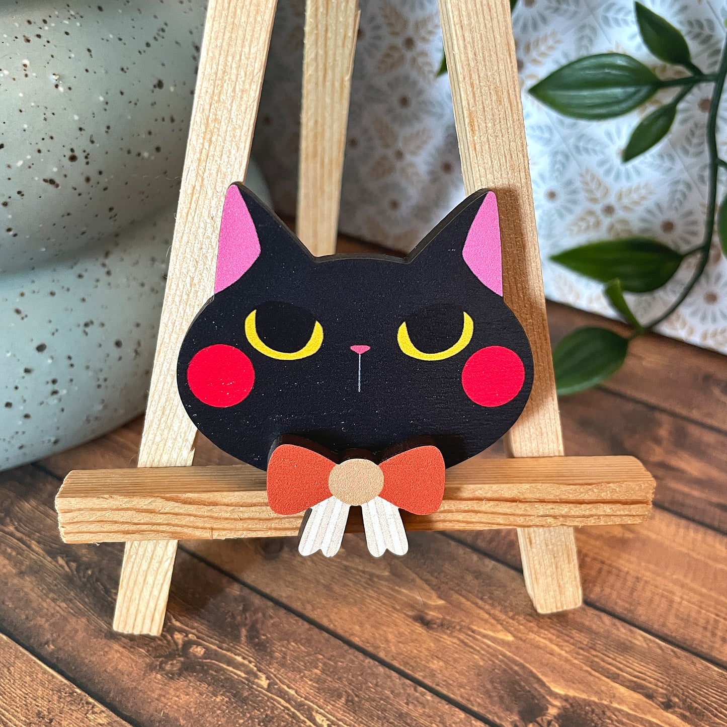 (Bows) Cat Dress-up Friends Pins or Magnets