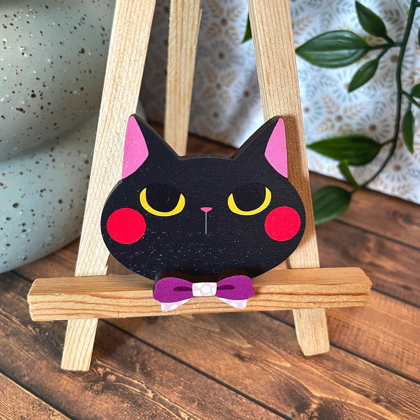 (Bows) Cat Dress-up Friends Pins or Magnets