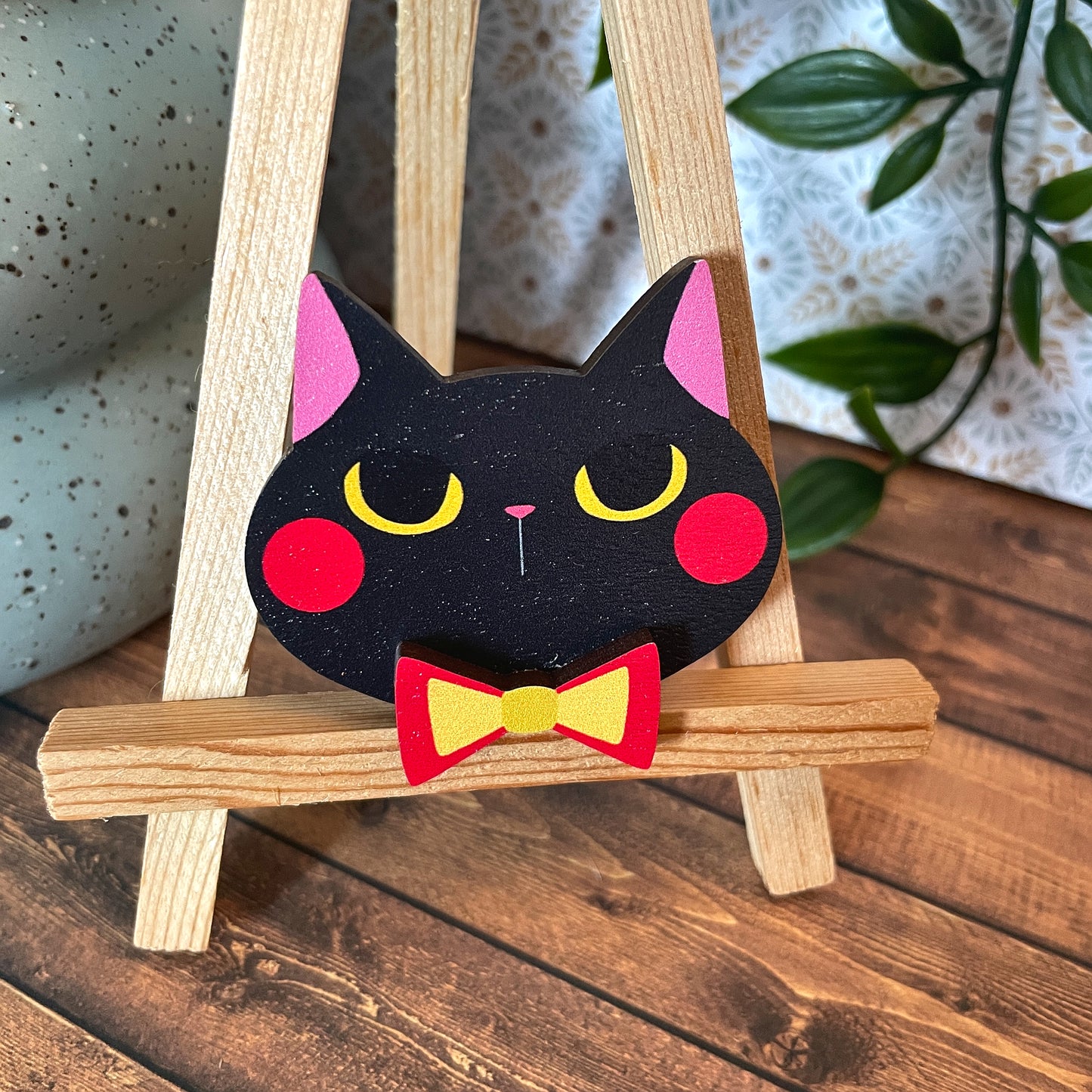 (Bows) Cat Dress-up Friends Pins or Magnets