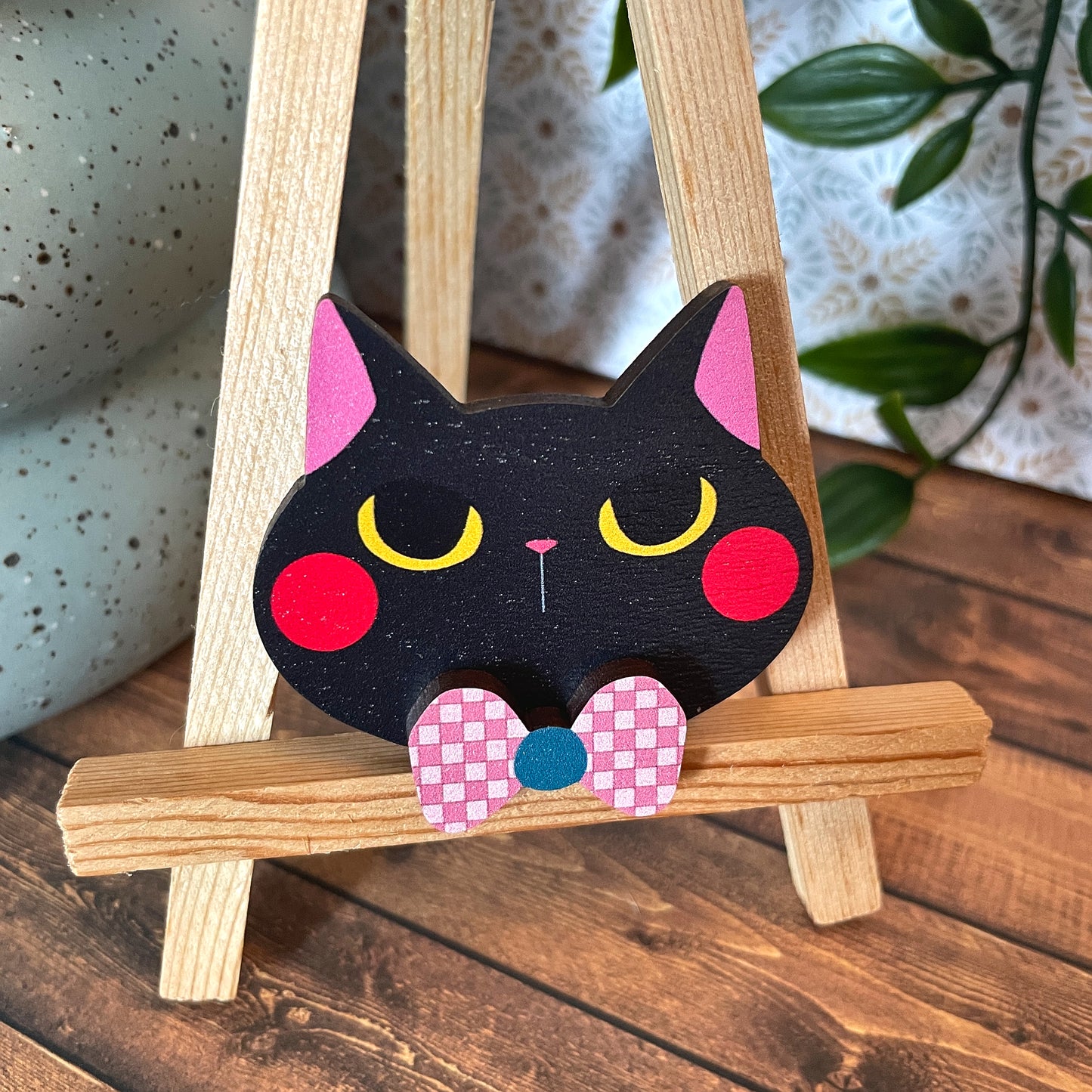 (Bows) Cat Dress-up Friends Pins or Magnets