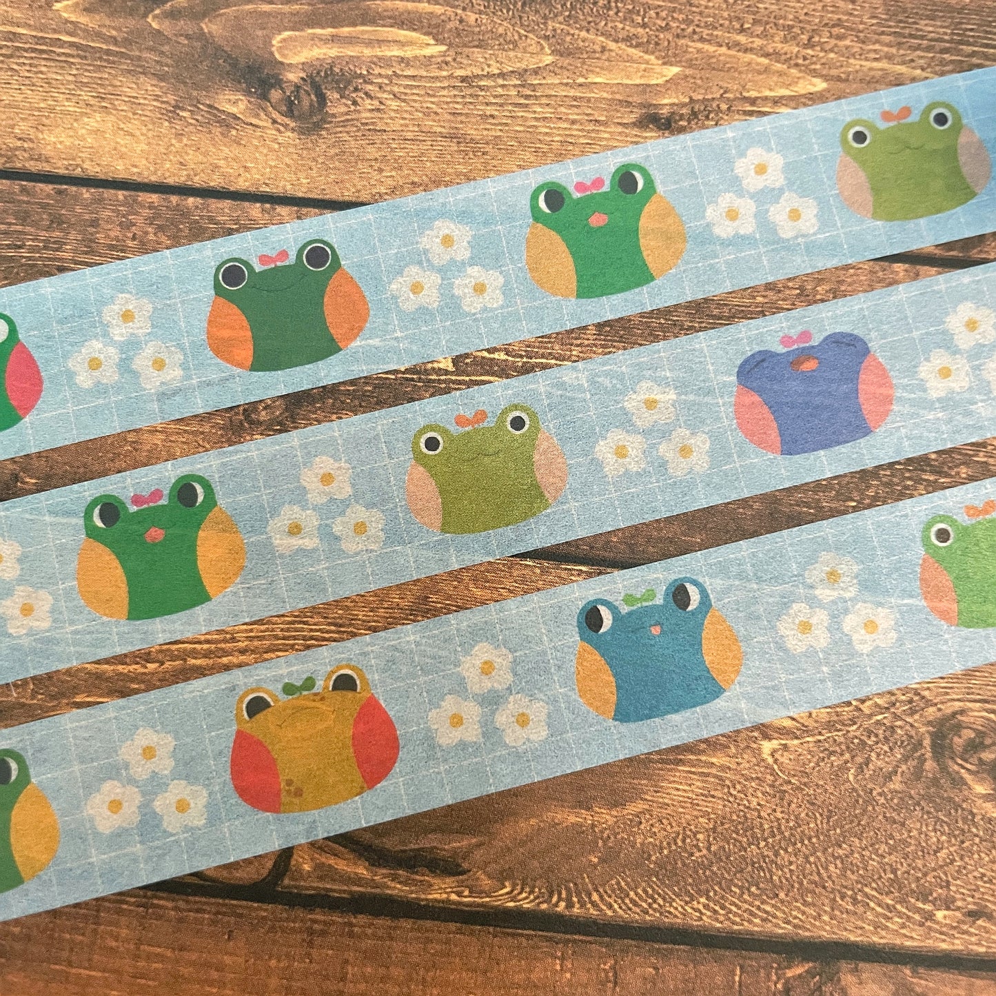 Frog and Daisy 15mm Standard Washi Tape