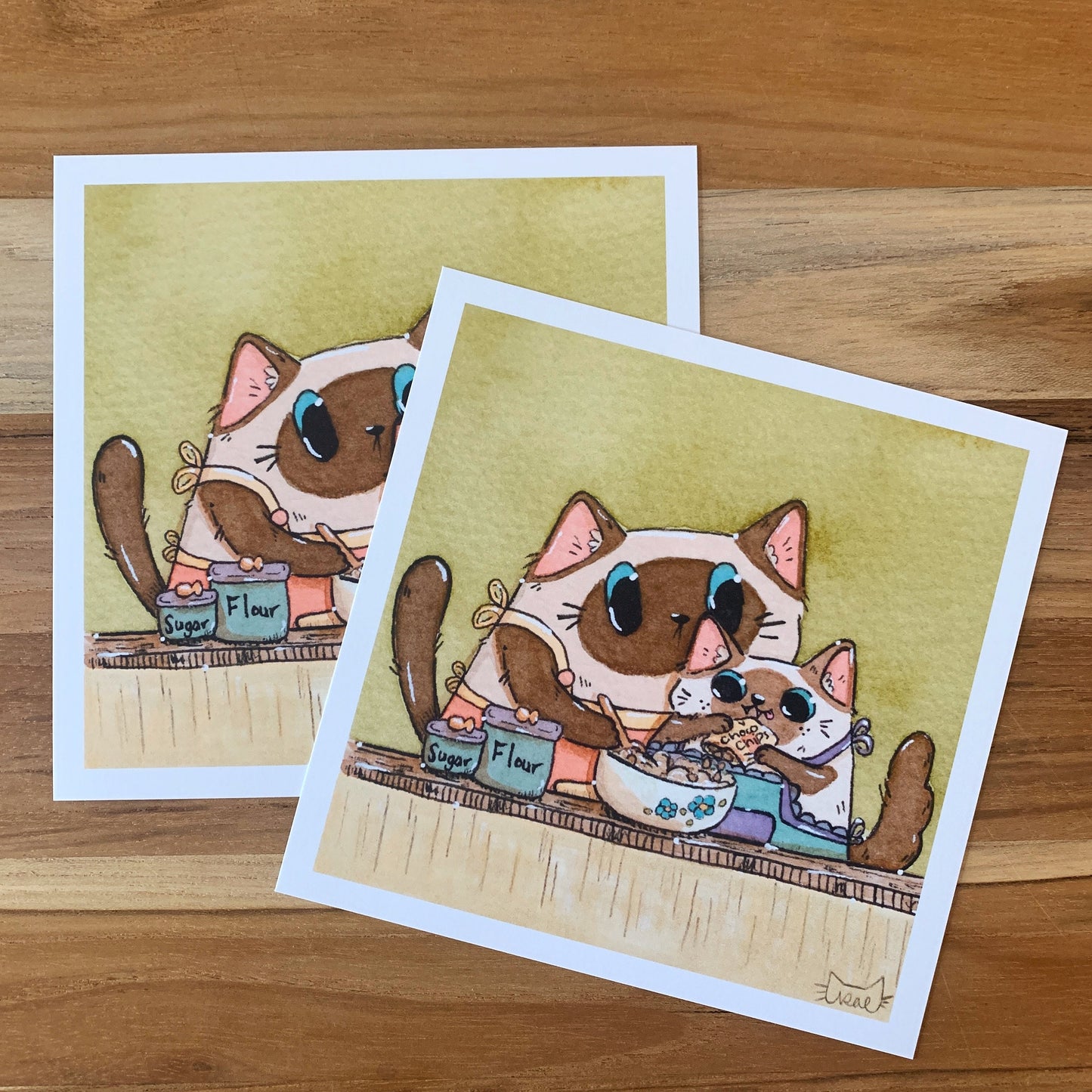 Baking Cats Art Print