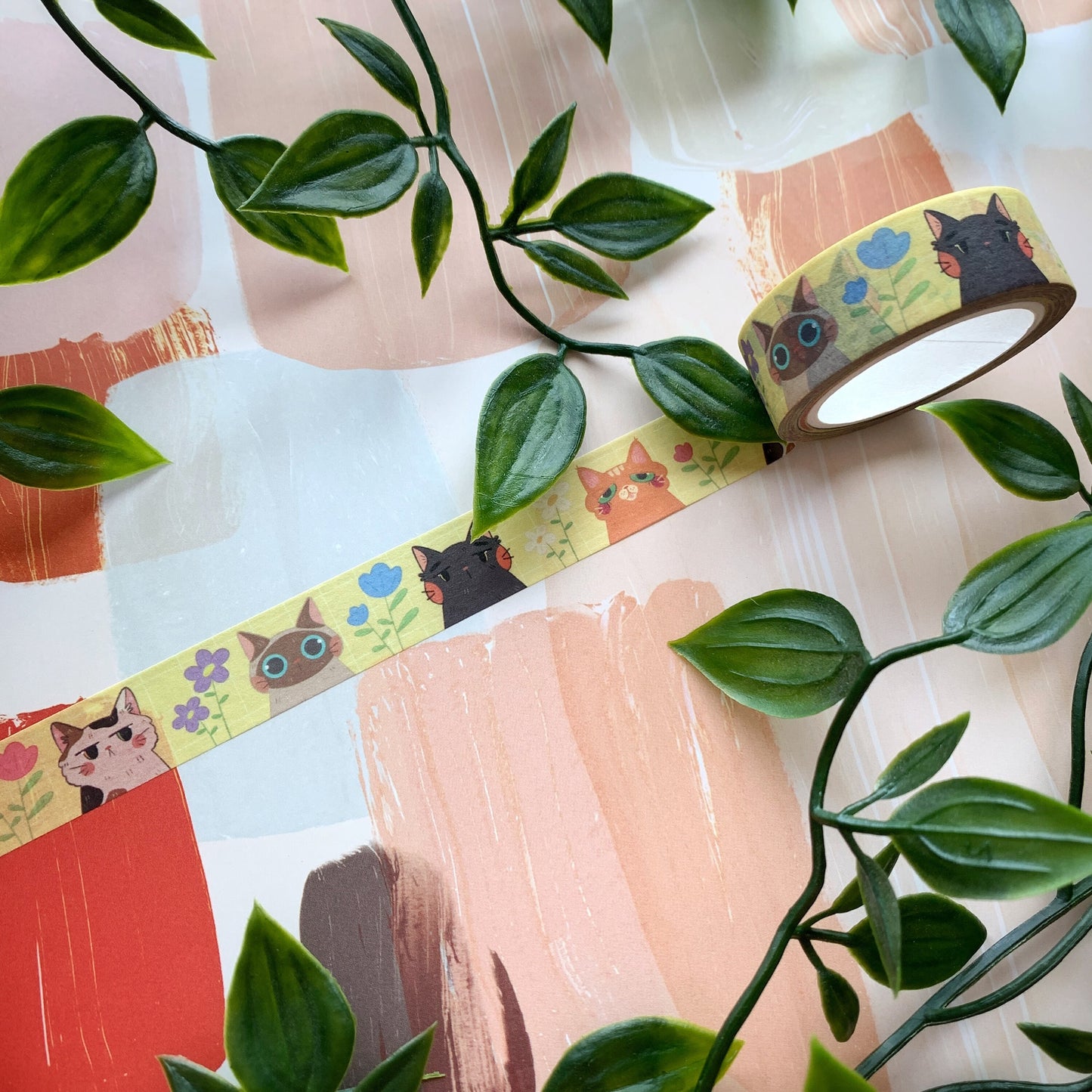 Garden Cats Washi Tape