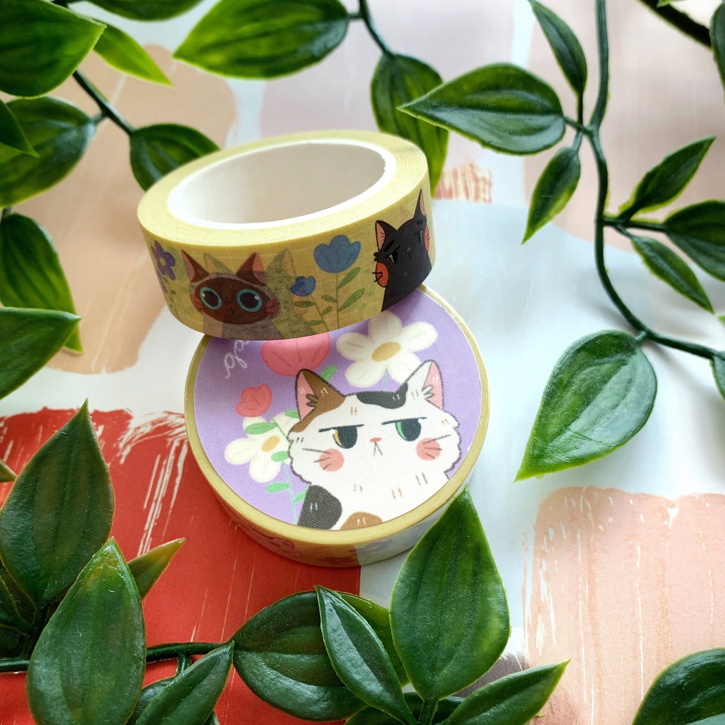 Garden Cats Washi Tape