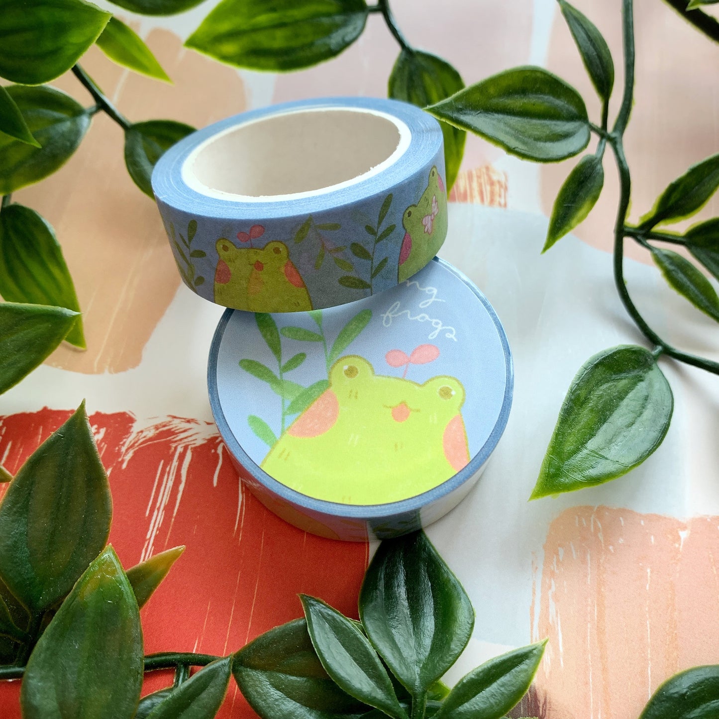 Spring Frogs Washi Tape