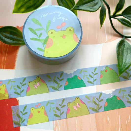 Spring Frogs Washi Tape