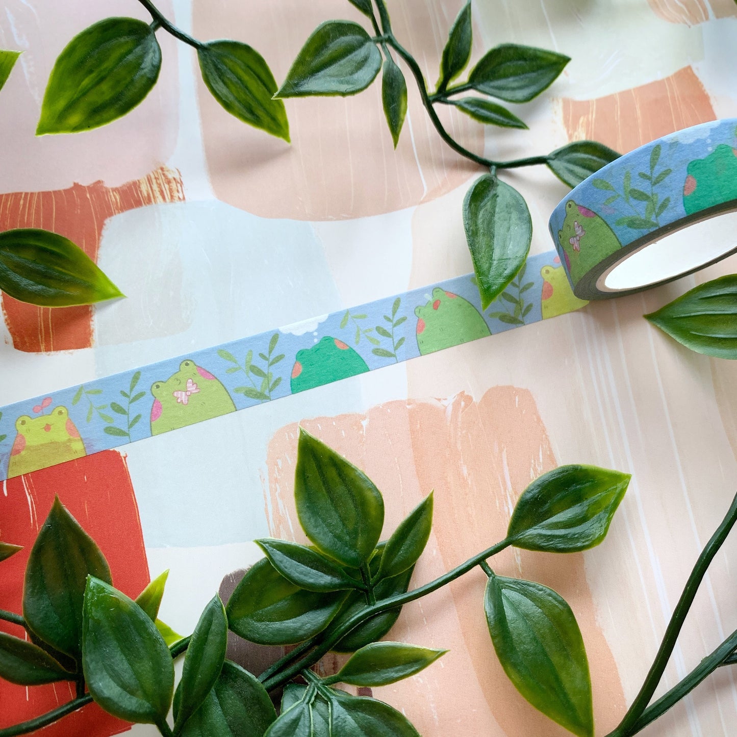 Spring Frogs Washi Tape