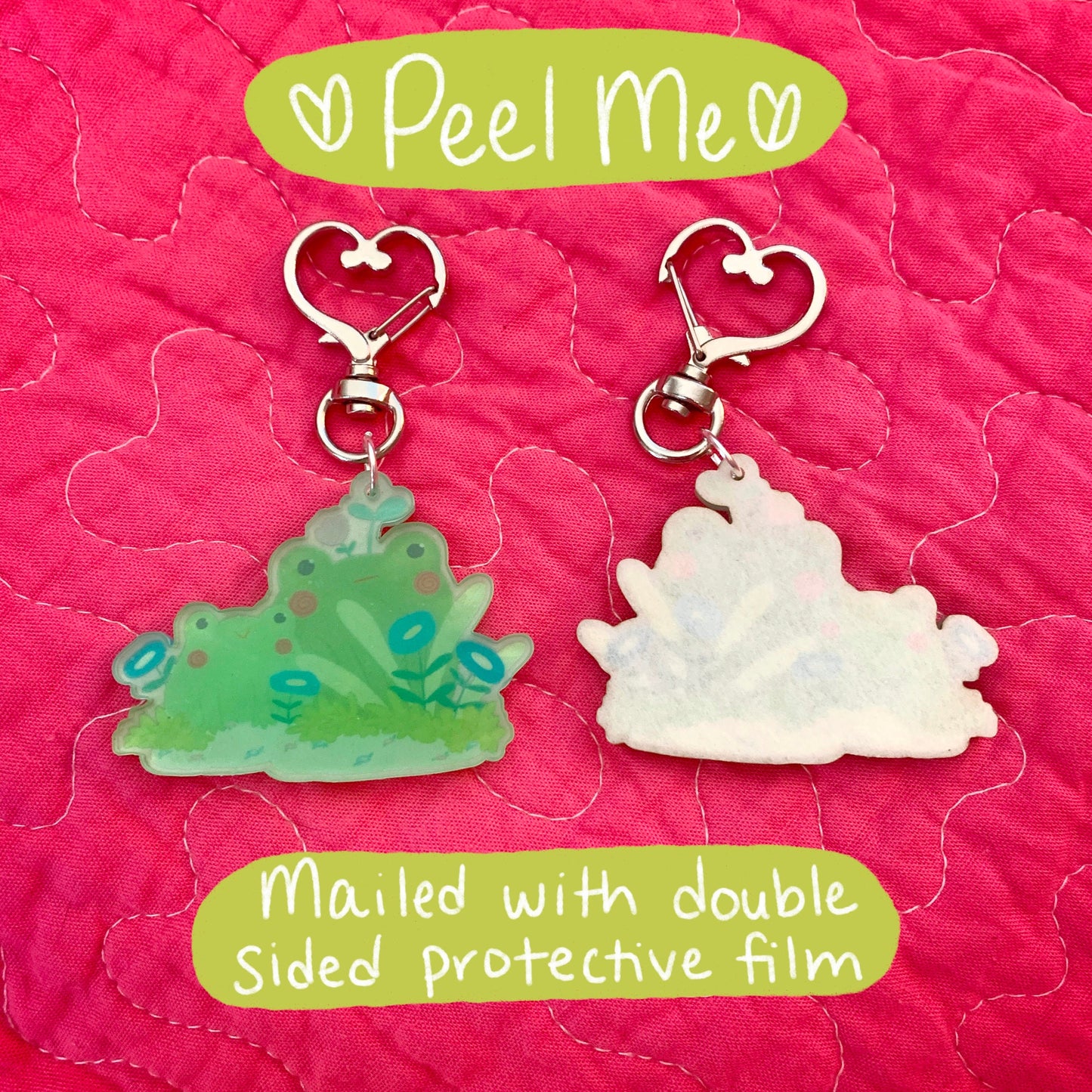 Frog Friends Acrylic Keychain