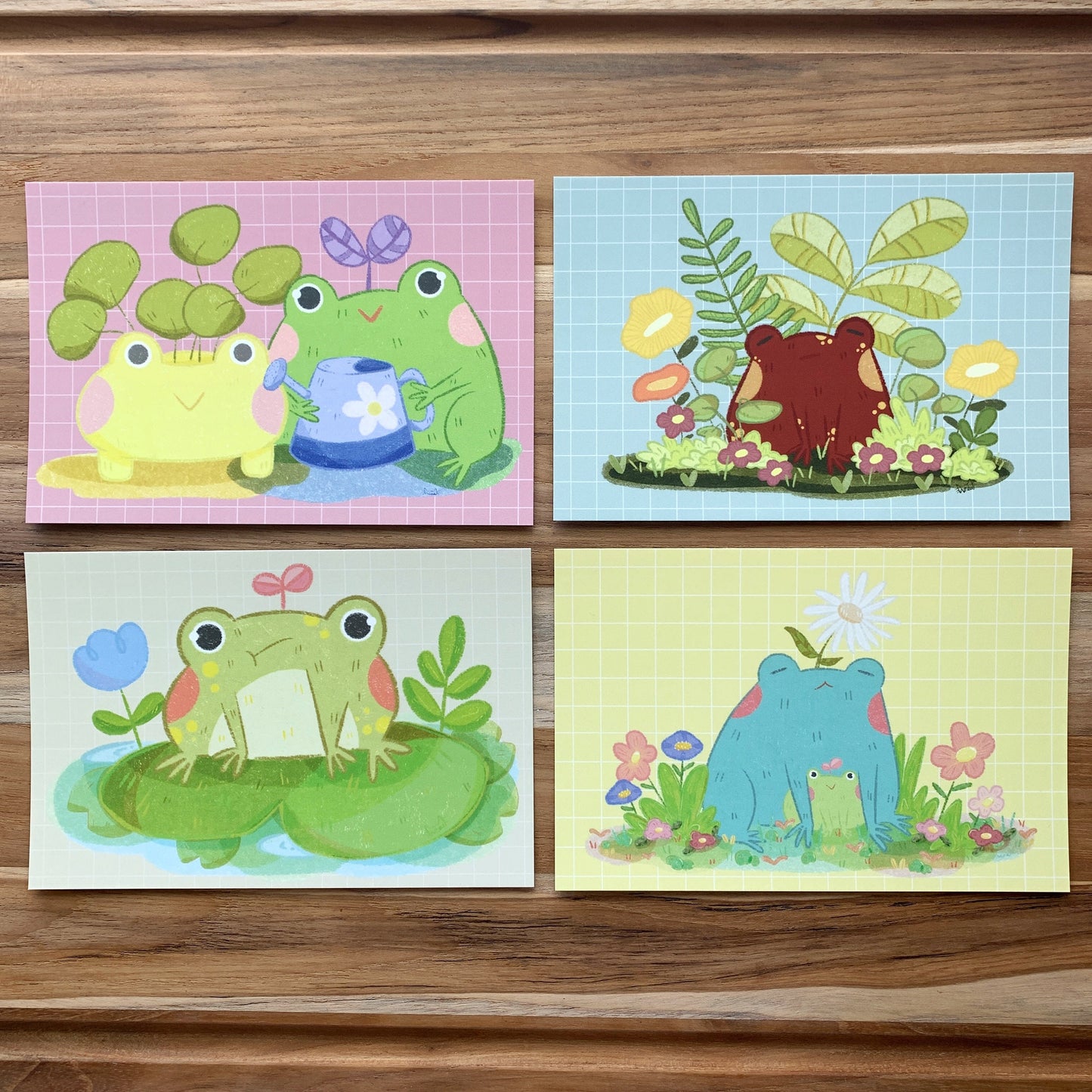 Frog Soft Touch Postcards