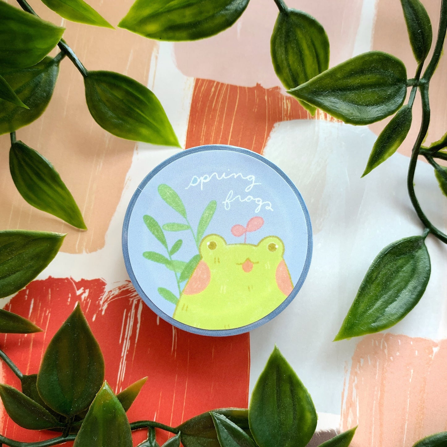 Spring Frogs Washi Tape