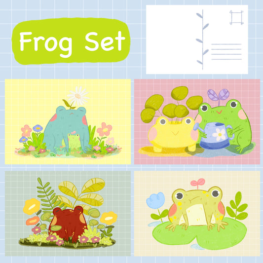 Frog Soft Touch Postcards