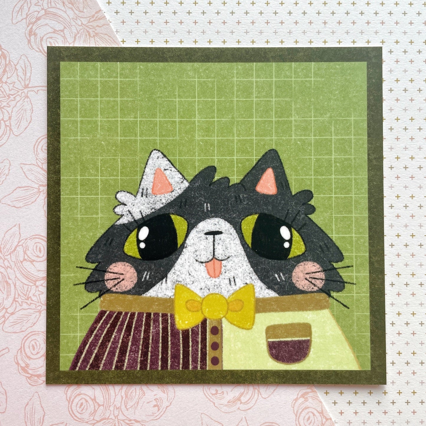 Sweater Cats Soft Touch Matte Postcard Prints