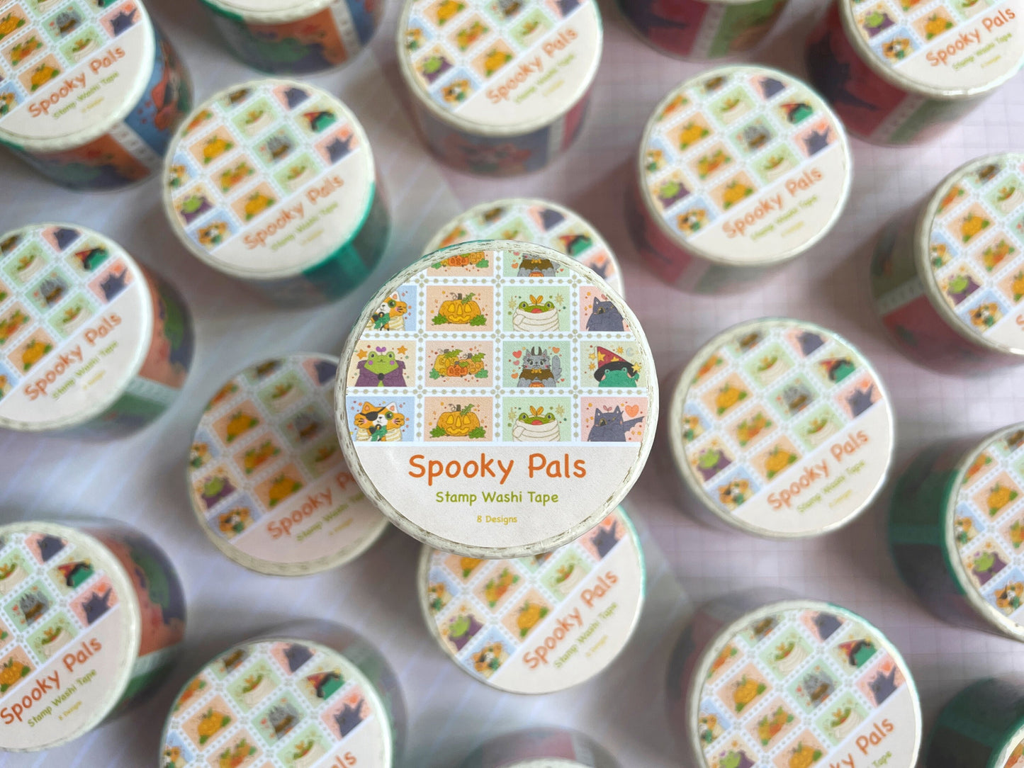 Spooky Pals Stamp Washi Tape