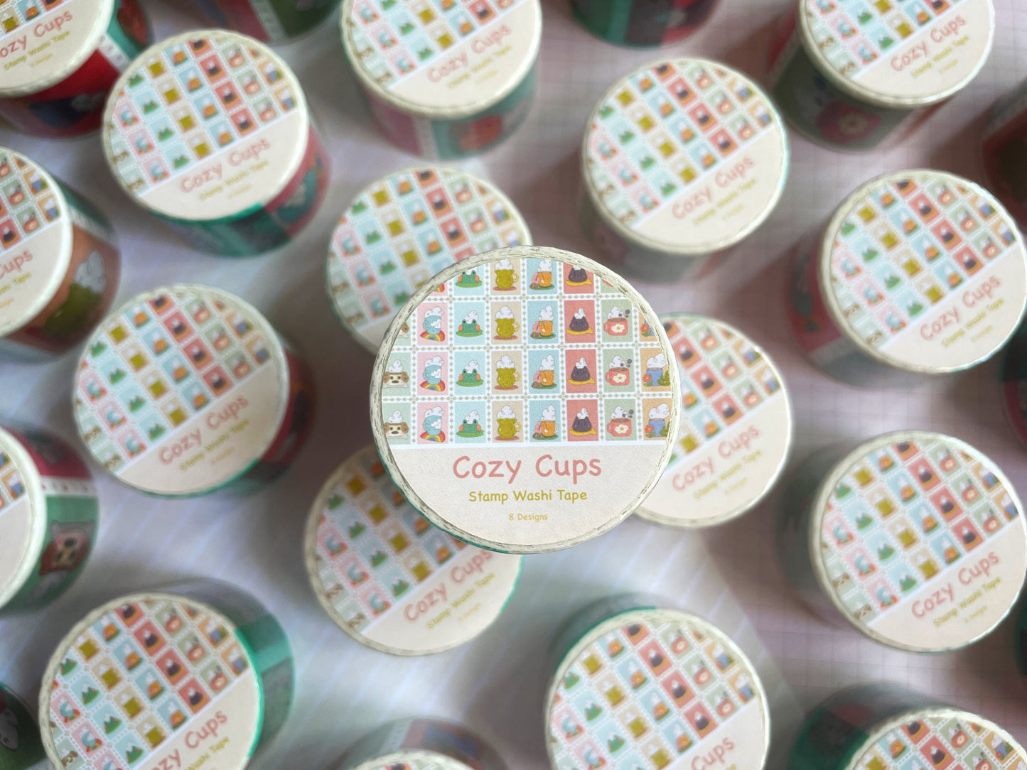 Cozy Cups Stamp Washi Tape