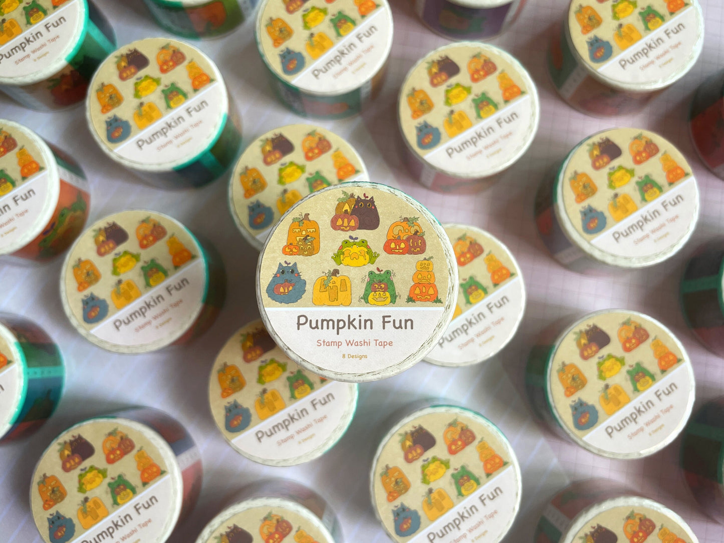 Pumpkin Fun Stamp Washi Tape