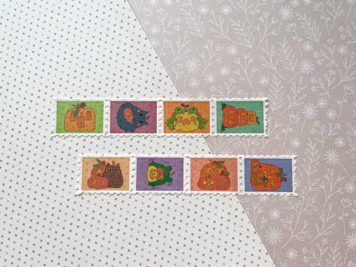 Pumpkin Fun Stamp Washi Tape