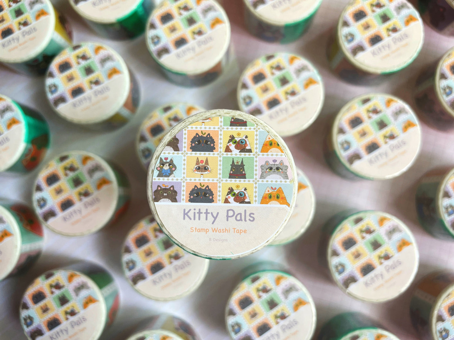 Kitty Pals Stamp Washi Tape