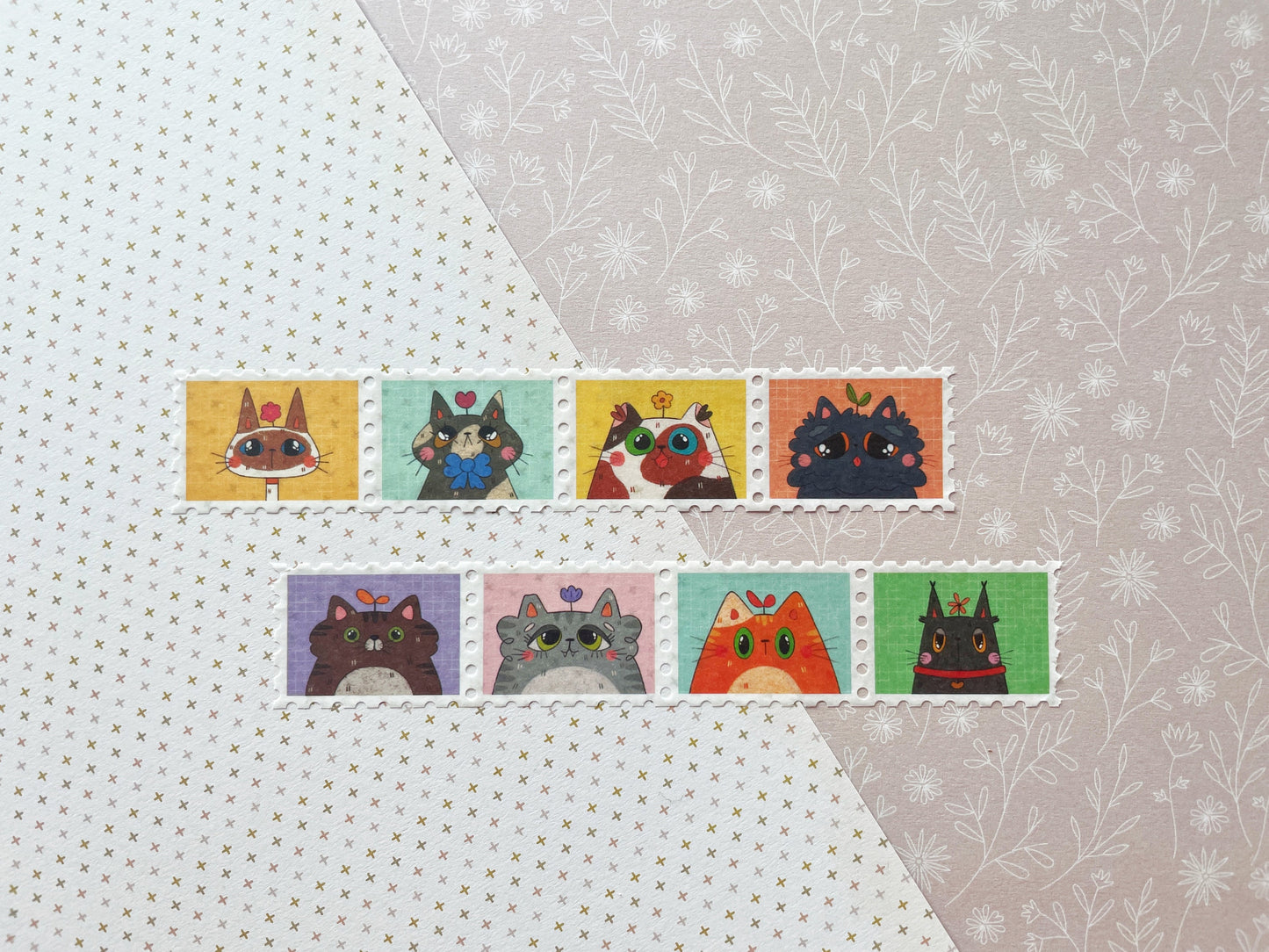 Kitty Pals Stamp Washi Tape